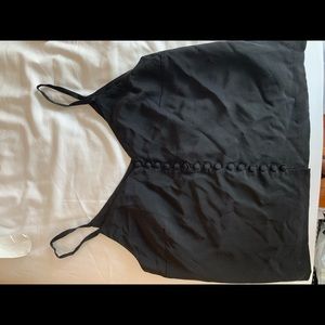 Madewell Silk Black Blouse